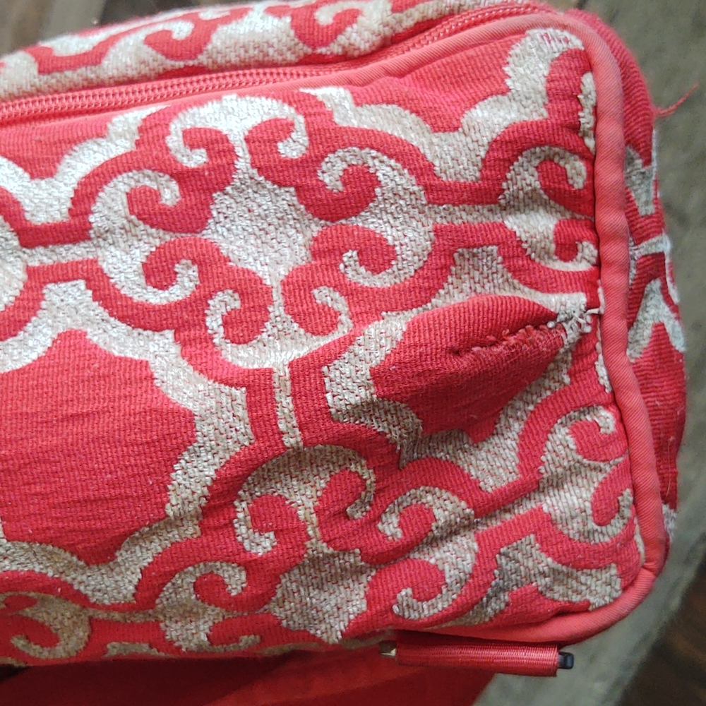 Petunia Pickle Bottom Diaper Bag Backpack Orange And Beige Tapestry - Picture 10 of 17
